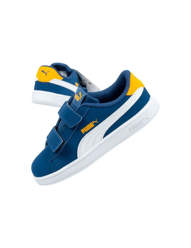 Puma Παιδικά Sneakers Smash με Σκρατς Μπλε 365184-47