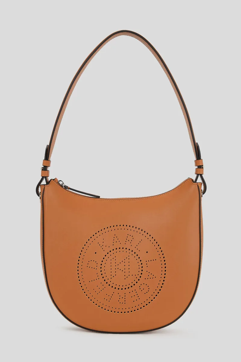 KARL LAGERFELD ΤΣΑΝΤΑ K/CIRCLE MOON SHB PERFORATED ΤΑΜΠΑ