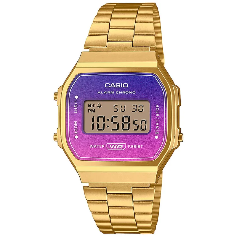 CASIO Vintage Χρυσό Stainless Steel Bracelet A168WERG-2AEF