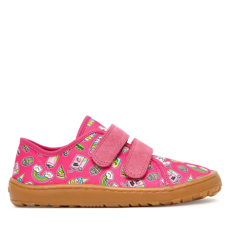 Παντόφλες Σπιτιού Froddo Barefoot Canvas G1700440-10 D Ροζ