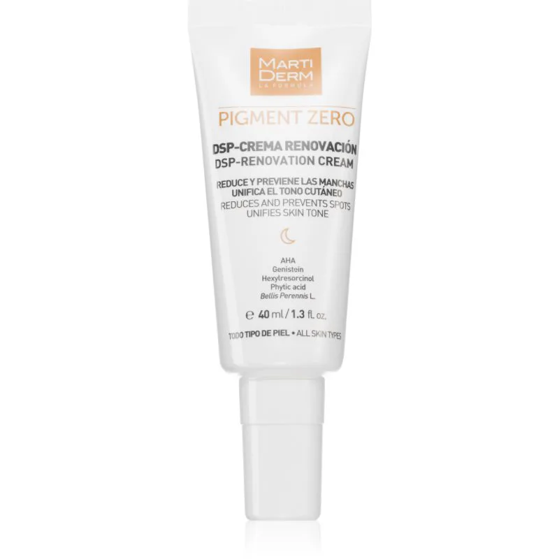 MartiDerm Pigment Zero DSP-Cream κρέμα νύχτας για την αντιμετώπιση των καφέ κηλίδων 40 ml