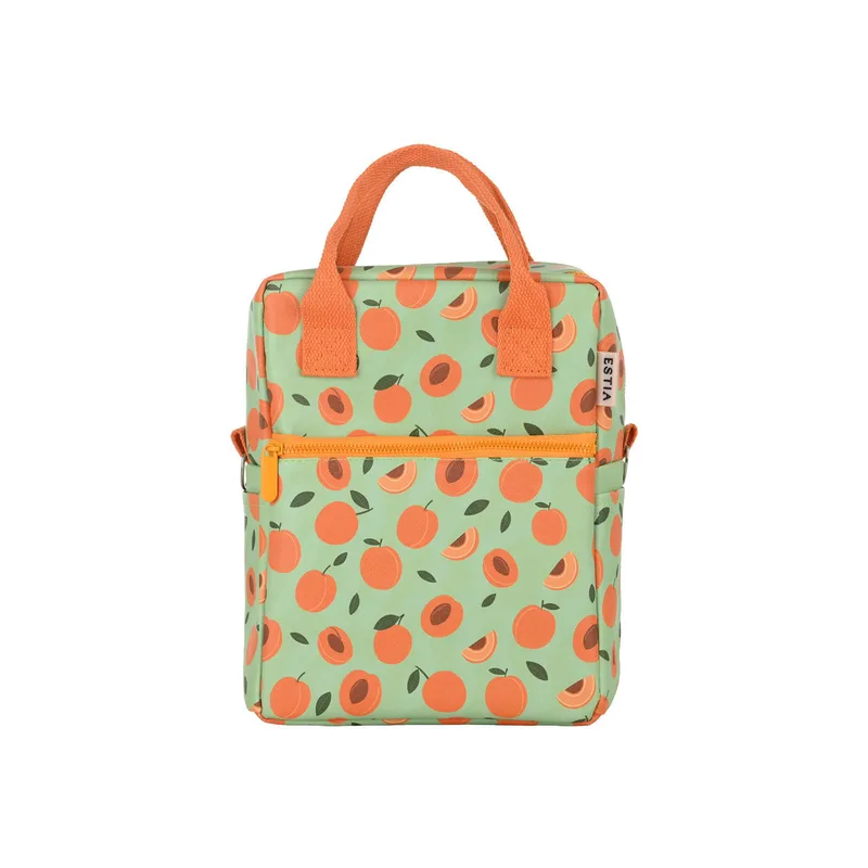 Τσάντα Φαγητού Ισοθερμική PVC Leather Peach Garden 7lt-20x14x27εκ. Save The Aegean Estia 01-41892 - estia - 01-41892