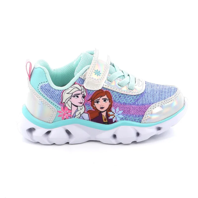 Παιδικό Αθλητικό Παπούτσι για Κορίτσι Disney Frozen με Φωτάκια Χρώματος Πολύχρωμο FZ014685