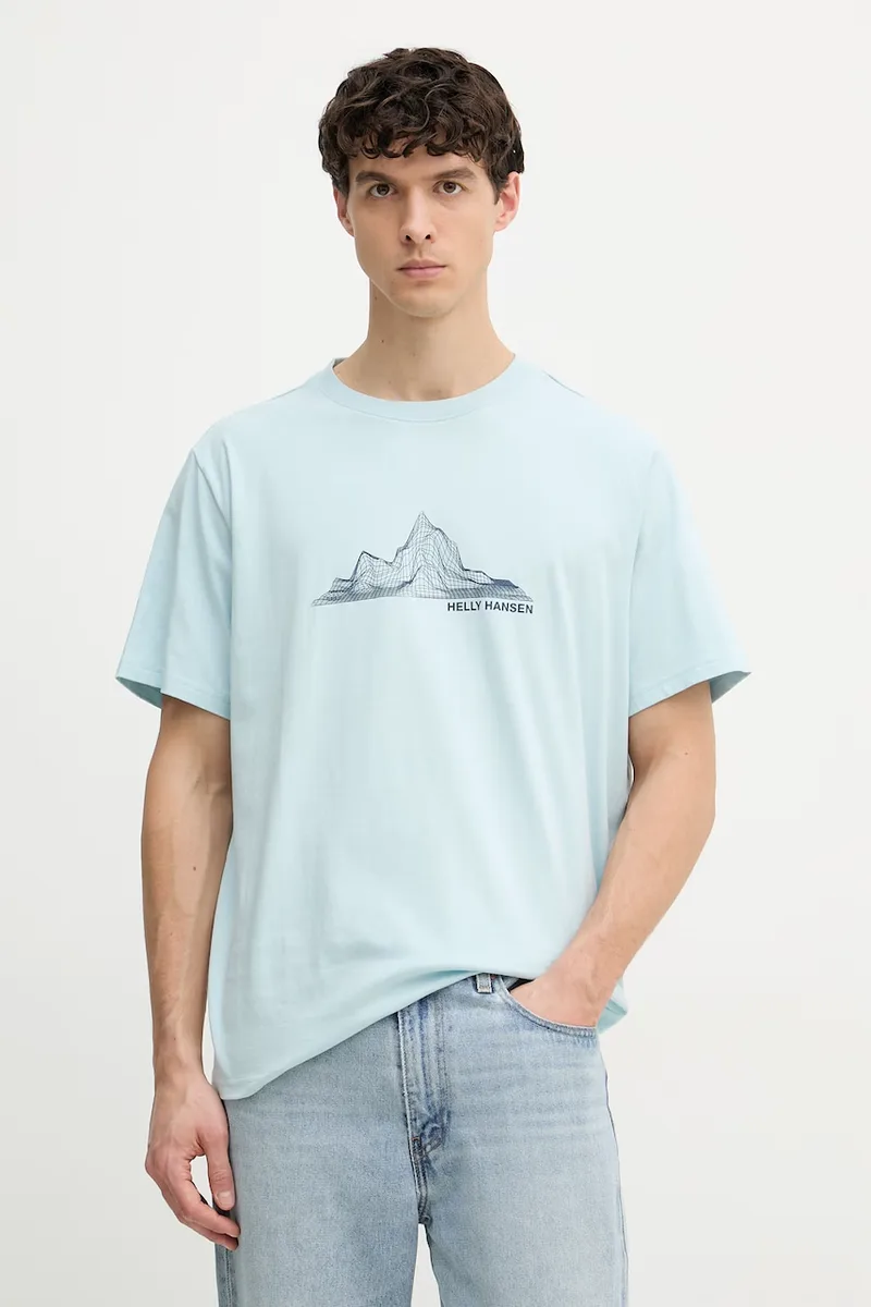 Helly Hansen t-shirt Ανδρικό βαμβακερό MASSIF GRAPHIC