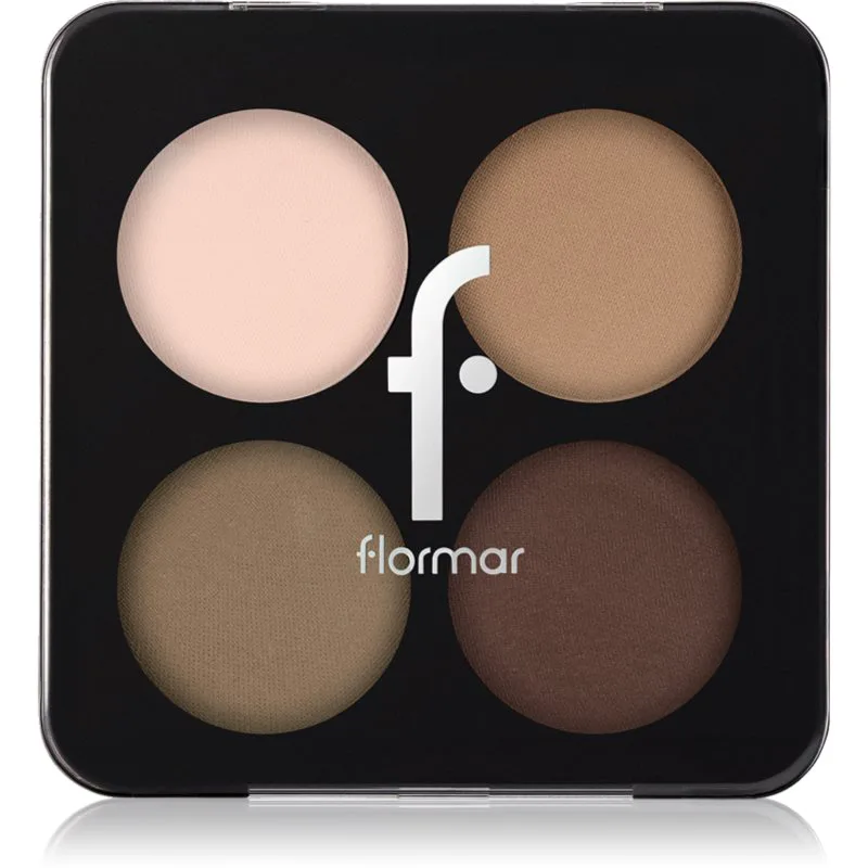 flormar Color Eyeshadow Palette Παλέτα σκιών για τα μάτια απόχρωση 004 Swiss Chocolate 6 γρ