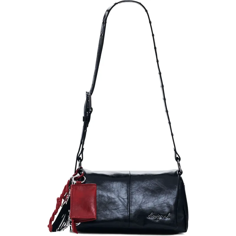 Desigual μαύρη τσάντα ώμου GALAXY NARON 26SAXP87