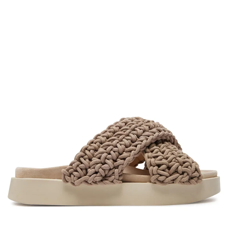 Παντόφλες Inuikii Woven 70104-105 Καφέ