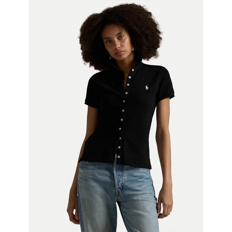 Polo Ralph Lauren Polo 211939272004 Μαύρο Slim Fit