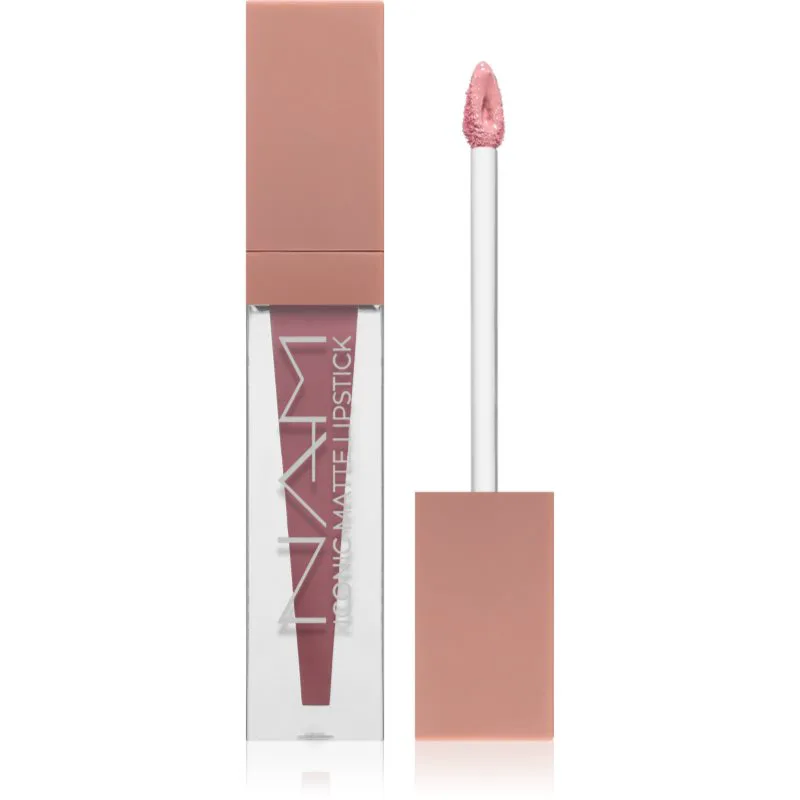 NAM Iconic Matte Lipstick ματ υγρό ενυδατικό κραγιόν απόχρωση 6 Vanilla Queen 3.5 ml