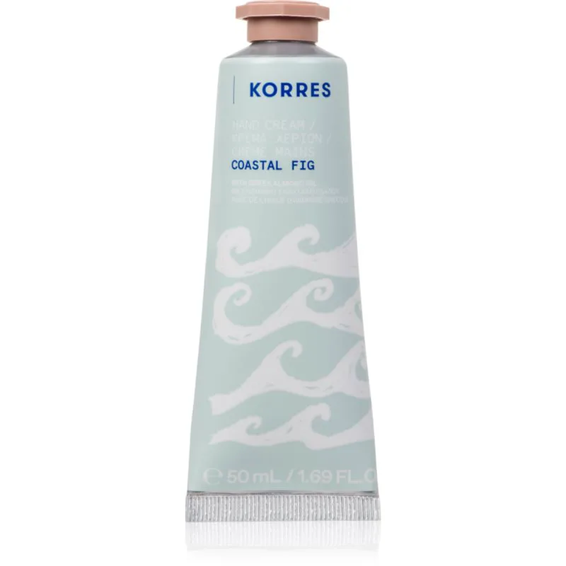 Korres Coastal Fig ενυδατική κρέμα για τα χέρια με λάδι αμύγδαλου 50 ml