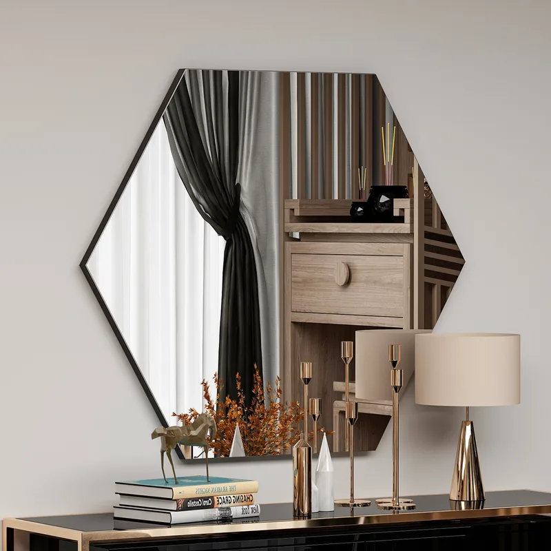 Καθρέπτης Zeo - Black 116Sam1121 (70x60x2,2)