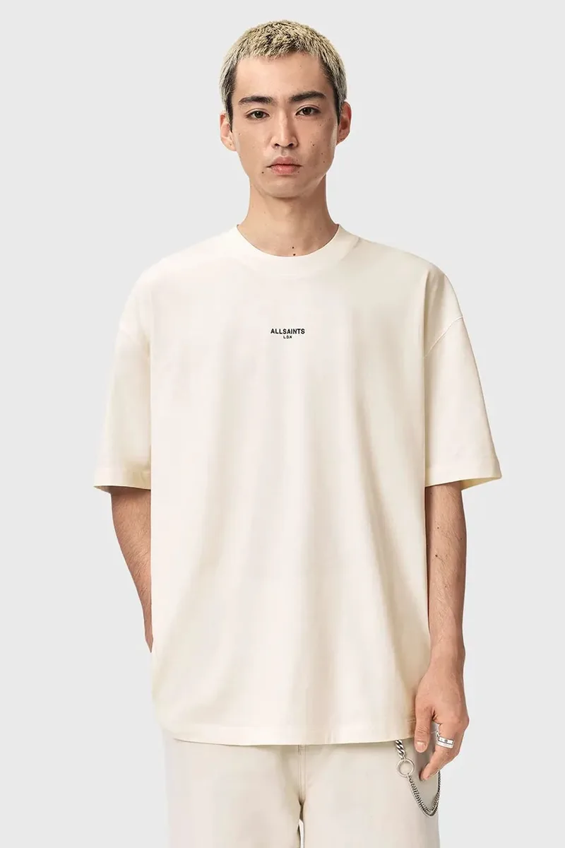 AllSaints Βαμβακερό μπλουζάκι AllSaints MIKRO