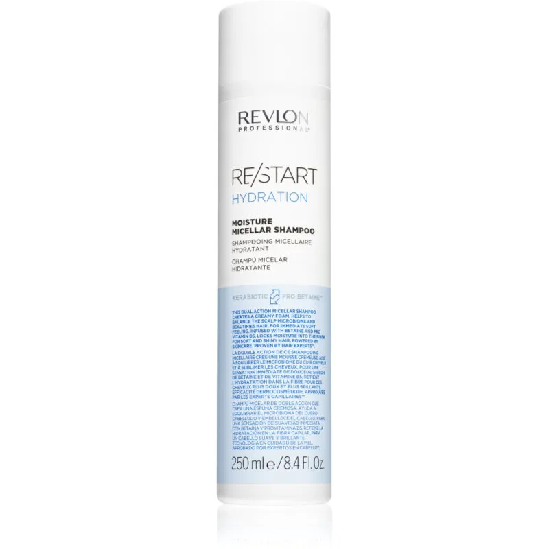 Revlon Professional Re/Start Hydration ενυδατικό σαμπουάν για ξηρά και κανονικά μαλλιά 250 μλ