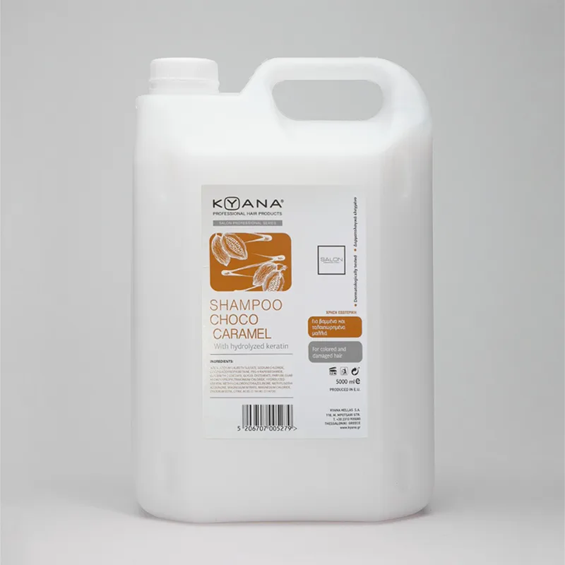 SHAMPOO CHOCO CARAMEL 5lt / για βαμμένα μαλλιά