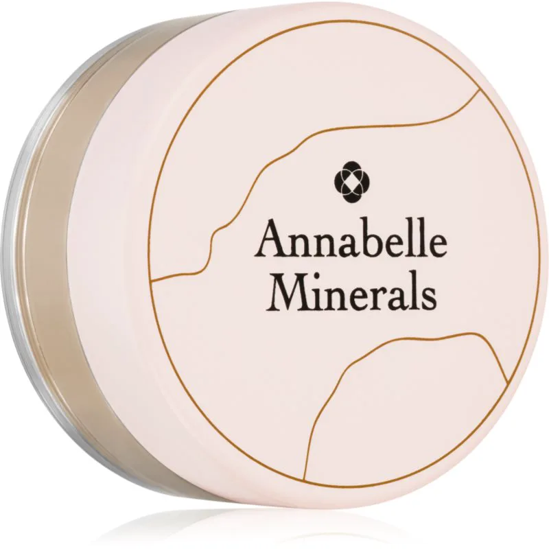 Annabelle Minerals Coverage Mineral Foundation μεταλλικό μεικ απ πούδρας για τέλεια εμφάνιση απόχρωση Golden Fair 4 γρ