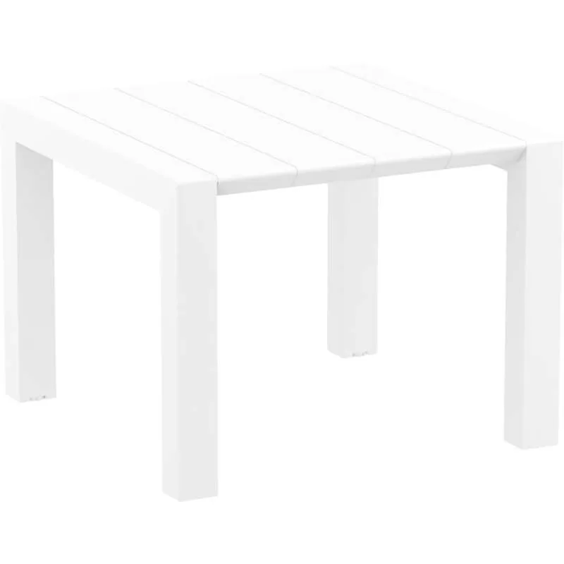 ΒΕΓΚΑΣ WHITE 100X100/140εκ. ΕΠΕΚΤ.ΤΡΑΠΕΖΙ ΠΟΛ/ΝΙΟΥ