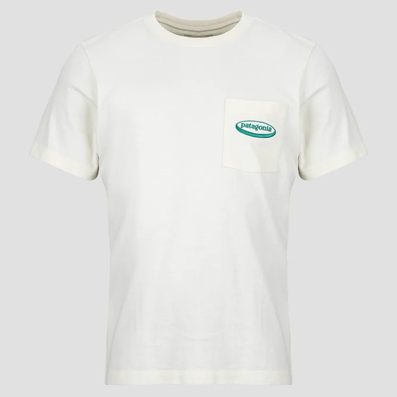 T-shirt με κοντά μανίκια Patagonia M'S MW '95 OVAL LOGO POCKET TEE