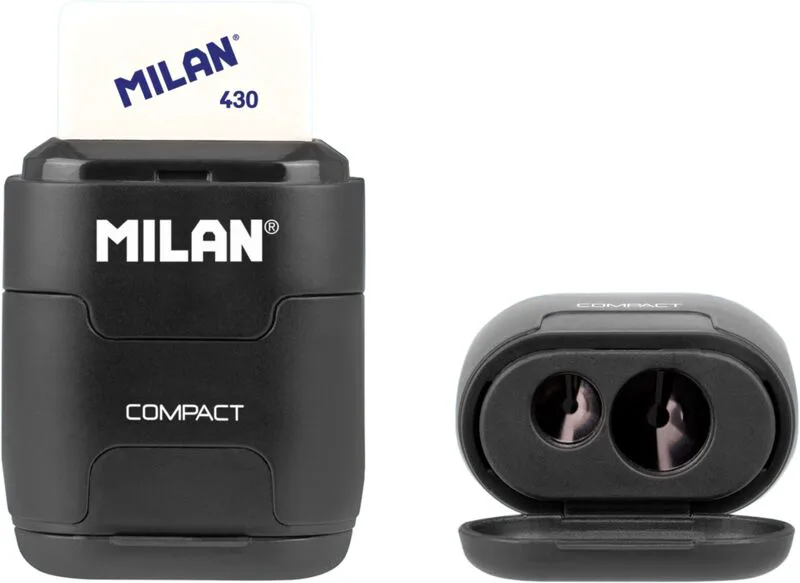 Milan Γόμα-Ξύστρα Διπλή Compact Shadow (325-00129-4703116DW)