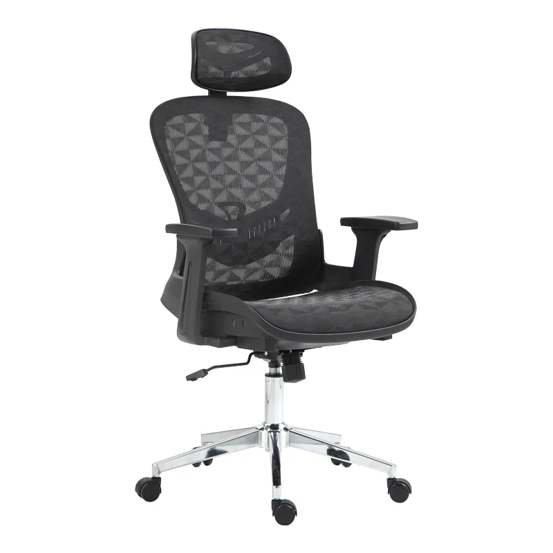 Καρέκλα γραφείου εργασίας Mergi pakoworld μαύρο mesh 62x63x120εκ - PAKO WORLD - 275-000019