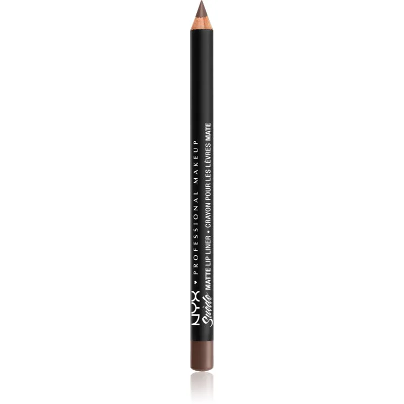 NYX Professional Makeup Suede Matte Lip Liner Ματ λάινερ χειλιών απόχρωση 21 Brooklyn Thorn 1 γρ