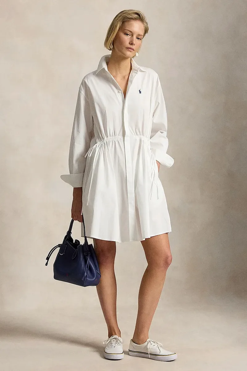 Polo Ralph Lauren σεμιζιέ βαμβακερό MW CTN PW-WVN-DRESSES