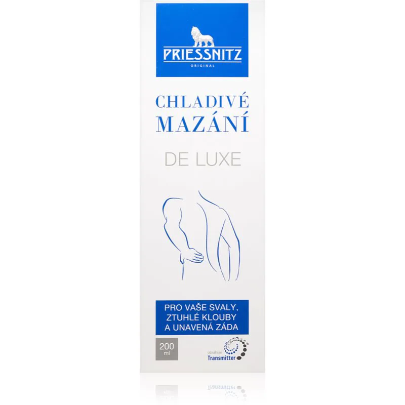 Priessnitz Cooling gel De Luxe δροσερό τζελ μασάζ για μυς και αρθρώσεις 200 ml