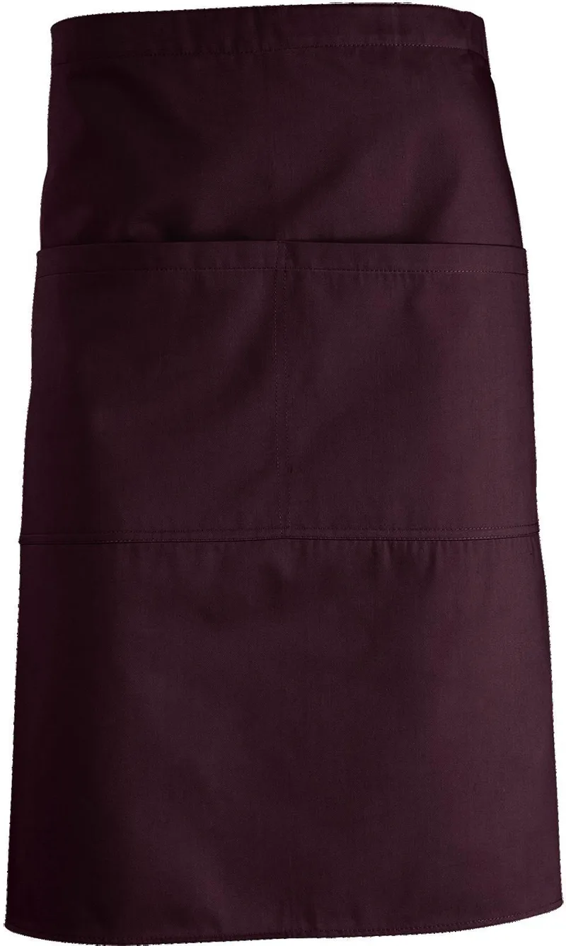 Ποδιά μεσαίου μεγέθους με τσέπες Greenwich SOLS 88020 Burgundy
