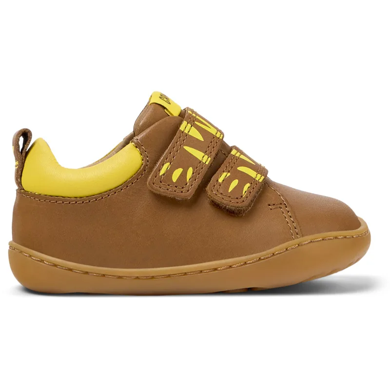 CAMPER Twins - Smart casual παπουτσια Για Firstwalkers - Καφέ, Μέγεθος 24, Smooth leather
