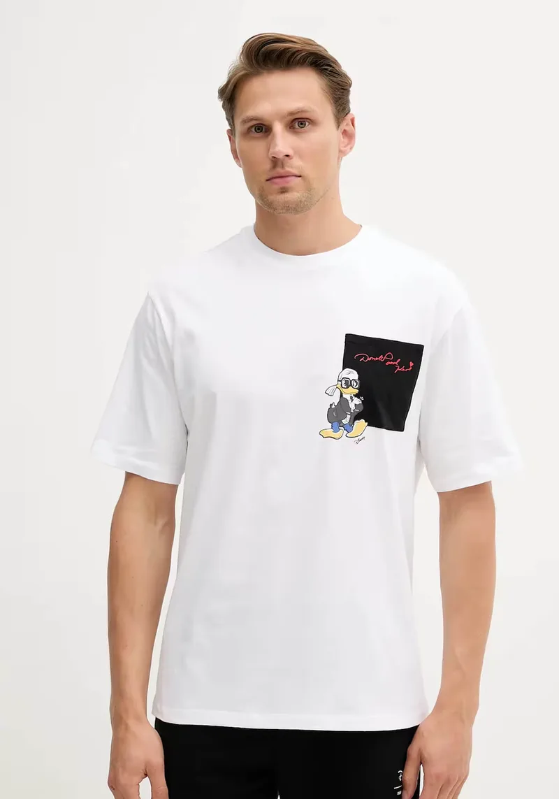 Karl Lagerfeld T Shirt της σειράς Disney - 755097 532270 10 White