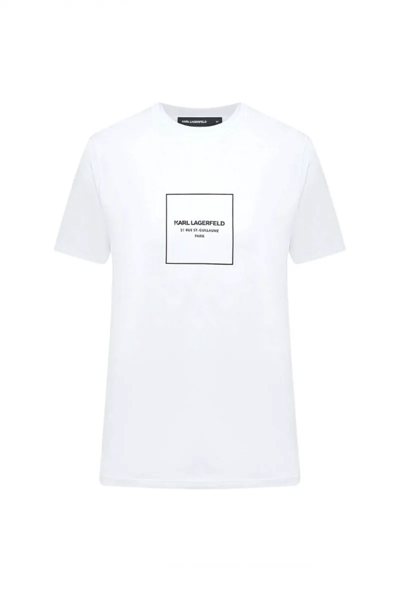 KARL LAGERFELD T-SHIRT CREWNECK LOGO 21 RUE ΛΕΥΚΟ