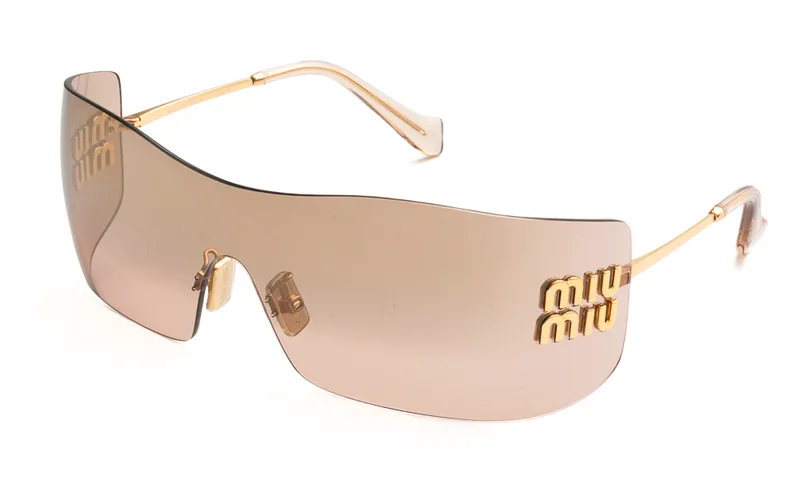 MIU MIU ΓΥΑΛΙΑ ΗΛΙΟΥ MIU MIU B53S 5AK20P 0144 B53S Χρυσό