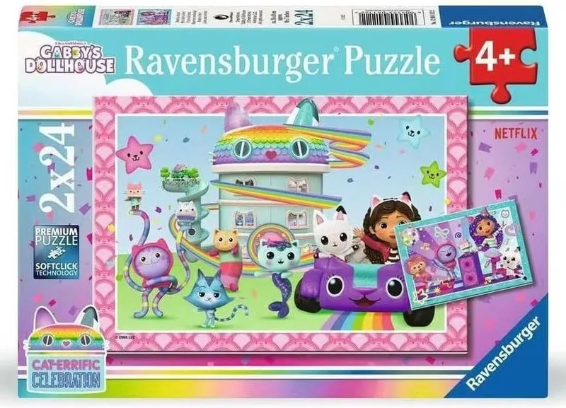ΠΑΖΛ Η ΓΚΑΜΠΙ ΣΤΗ ΓΙΟΡΤΗ RAVENSBURGER (2Χ24) 44 ΚΟΜΜΑΤΙΑ