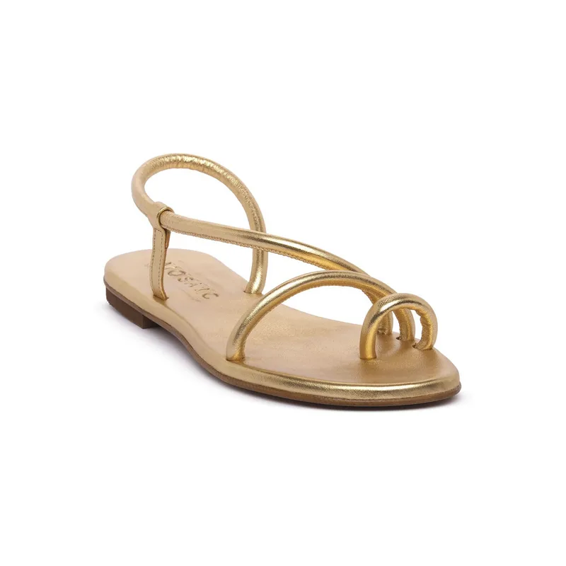 Σανδάλια χωρίς τακούνι Mosaic ORO PACIFIC