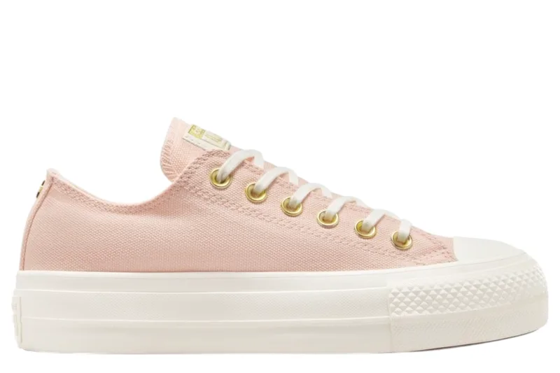 Sneaker Converse Chuck Taylor All Star Lift Χρυσό A12584C-691-PALE PETAL-EGRET-GOLD Γυναικείο
