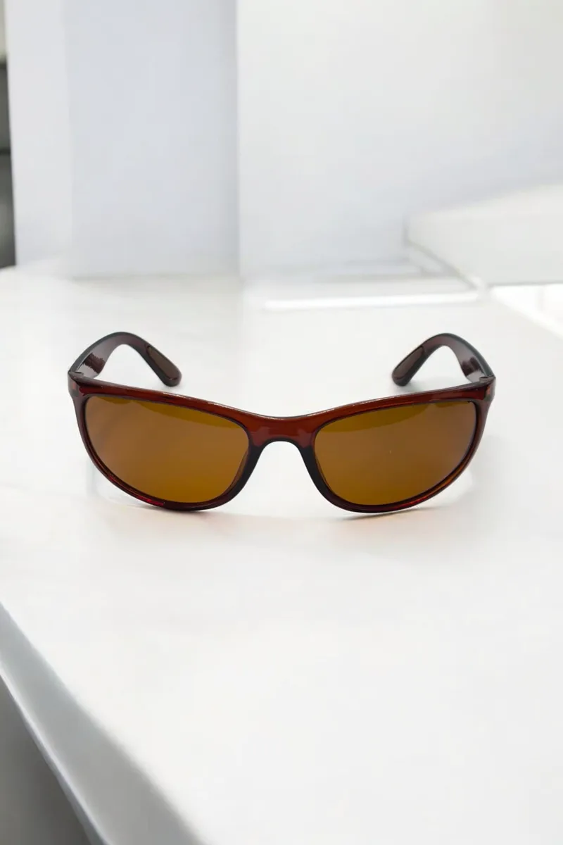 ΓΥΑΛΙΑ ΗΛΙΟΥ POLARIZED WAYFARER STYLE ΚΑΦΕ ΜΕ ΚΑΦΕ ΦΑΚΟ