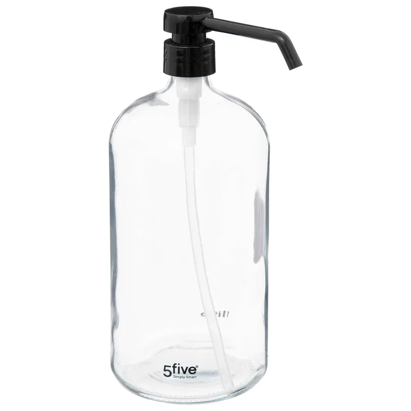 Dispenser Μπάνιου 1lt (Φ9.5x24) F-V Transparent 174797A