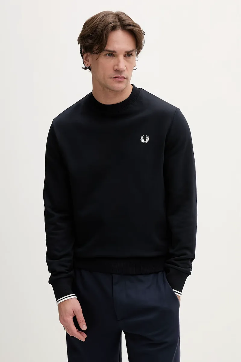 Fred Perry Βαμβακερή μπλούζα Fred Perry Crew Neck Sweatshirt