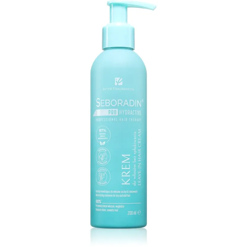 Seboradin PRO HYDRACTIVE Leave-In Hair Cream κρέμα χωρίς ξέβγαλμα για ξηρά μαλλιά 200 ml