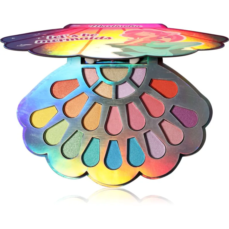 Martinelia Let´s be Mermaid Eyeshadow Palette παλέτα με σκιές ματιών με εφαρμοστή για παιδιά 1 τμχ