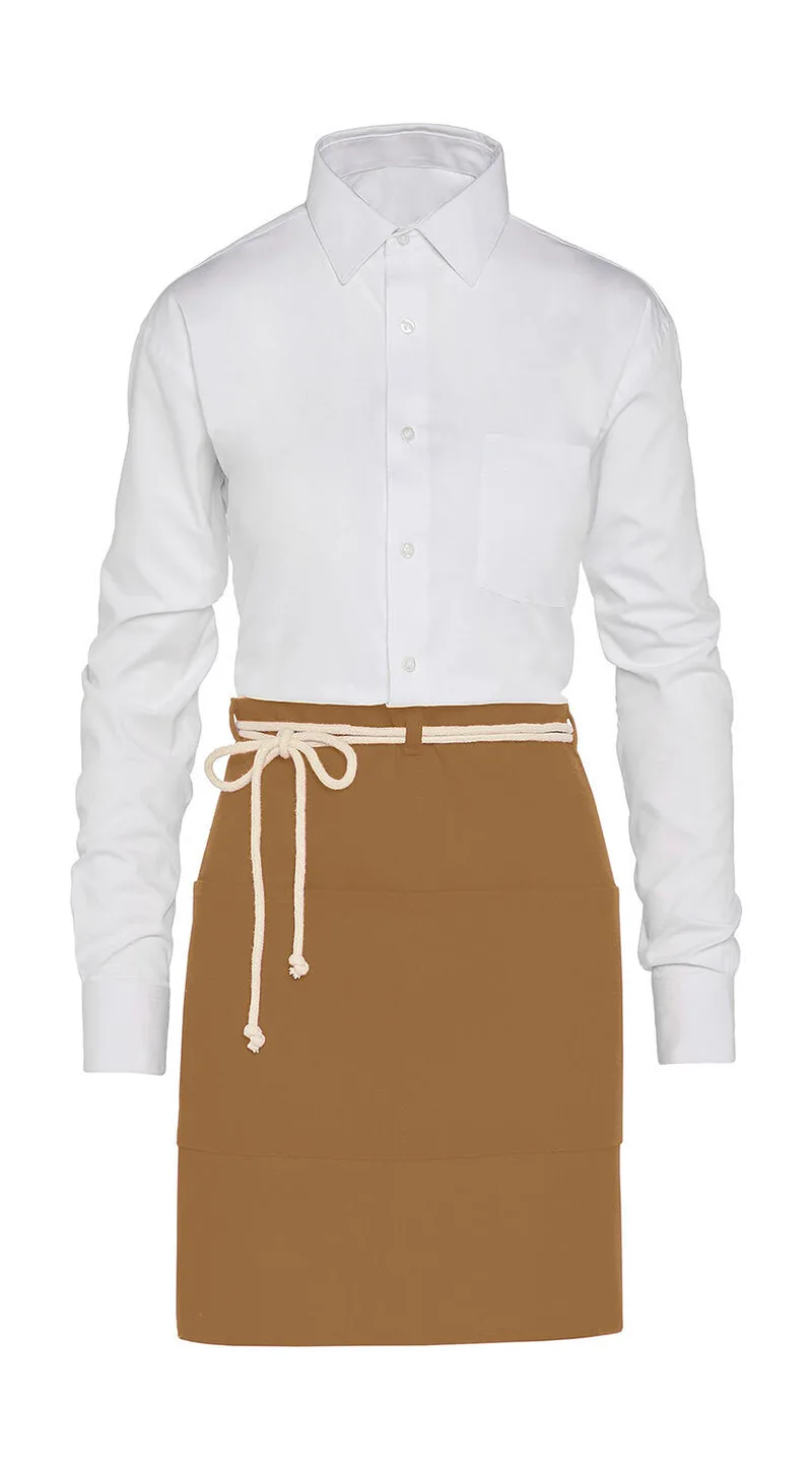 Κοντή Ποδιά Μέσης Corsica Canvas με Τσέπη SG Accessories - BISTRO JG15P-CA-Bistro Caramel