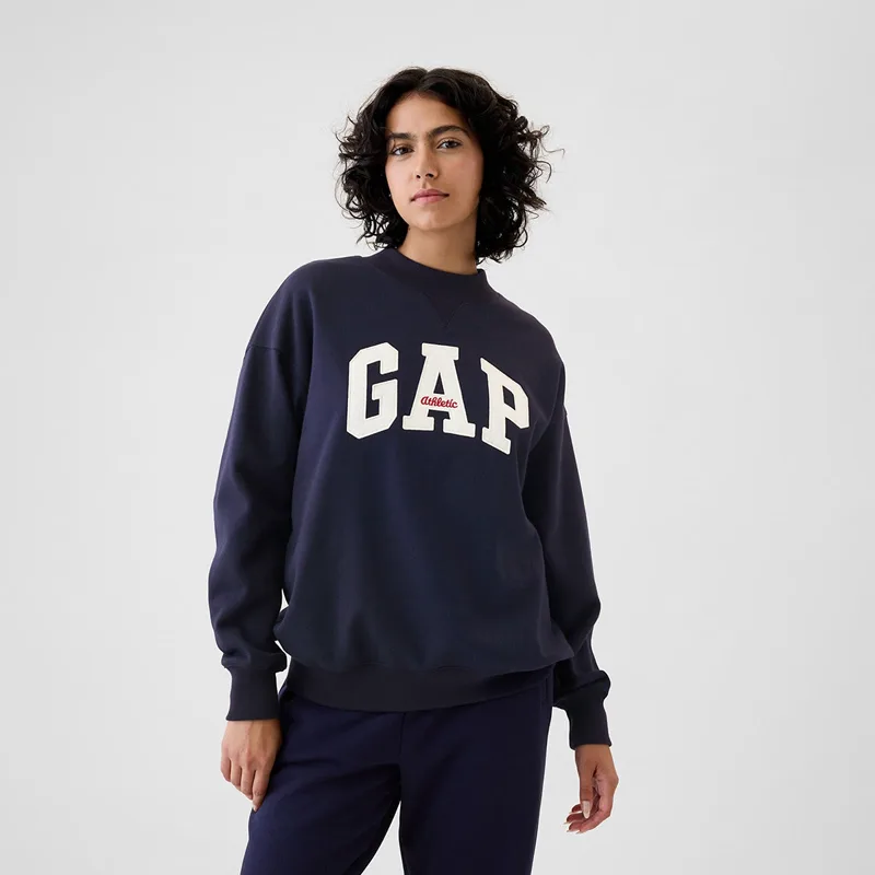 Φούτερ GAP Mockneck Pullover Navy Uniform M