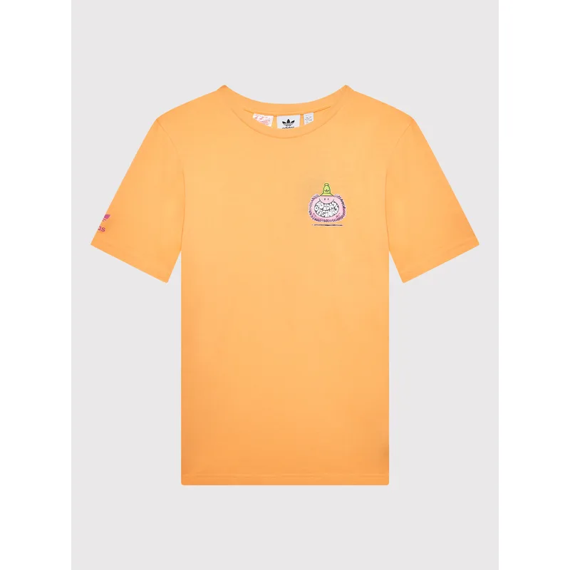 adidas T-Shirt KEVIN LYONS HF7579 Πορτοκαλί Regular Fit