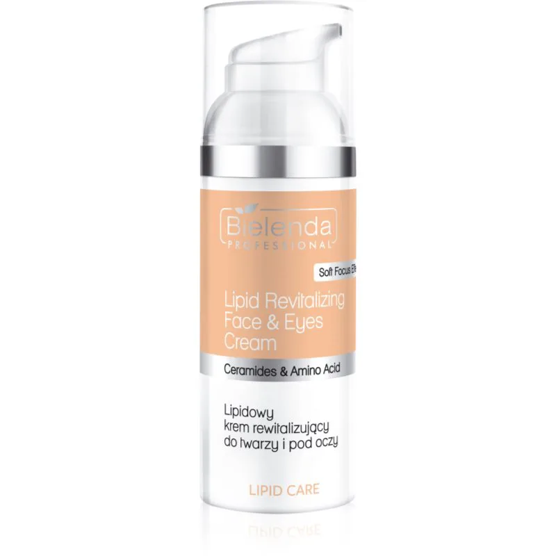 Bielenda Professional Lipid Care Revitalizing Face & Eyes Cream αναζωογονητική κρέμα Για πρόσωπο και τη περιοχή των ματιών 50 ml