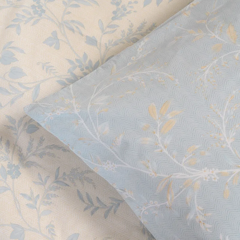 Μαξιλαροθήκες Ζεύγος 50X70 Melinen Casual Sienna Blue (50x70)