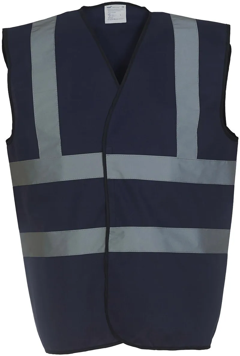 Γιλέκο Ασφαλείας Fluo 2 Yoko HVW100P Navy