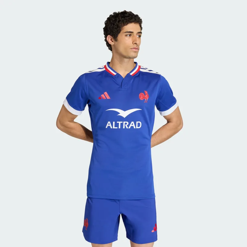 adidas France Rugby Performance Fit Replica Ανδρικό T-Shirt (9000264268_65894)