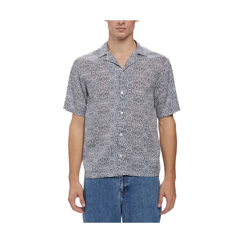 Πουκάμισο με μακριά μανίκια Gabba OLIVIER TENCEL RESORT SHORTSLEEVE SHIRT MEN
