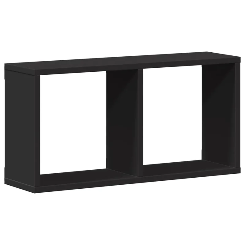 vidaXL Ντουλάπι Τοίχου Μαύρο 60x16x30 εκ. από Επεξεργασμένο Ξύλο