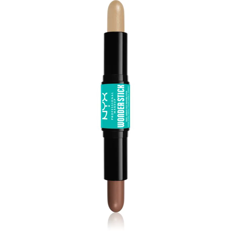 NYX Professional Makeup Wonder Stick Dual Face Lift διπλής όψης στικ για περιγράμματα απόχρωση 02 Universal Light 2x4 γρ