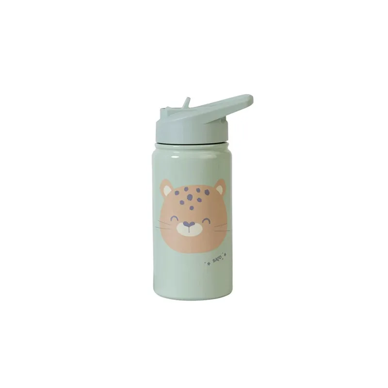 Παγούρι - Θερμός 350ml Με Καλαμάκι Saro Lion 74501